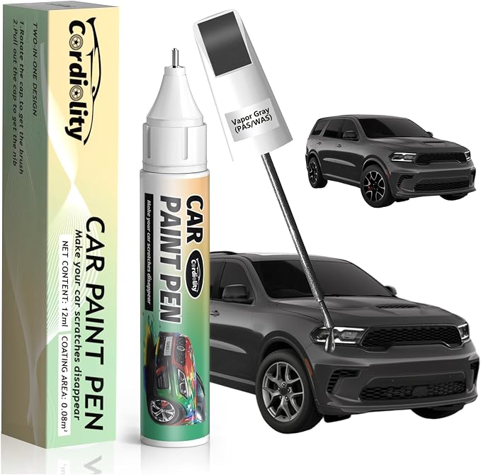 Vapor Gray(PAS/WAS) Touch Up Paint Pen for Dodge,Car Paint Scratch Repair Pen Quick and Easy Fix Auto Paint Scratch