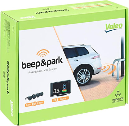 VALEO Beep and Park Parking Assistance Kit with 4 Sensors and LCD Display - Front or Rear Munting 632201