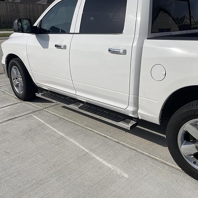 COMNOVA 6 Inch Running Boards Compatible with 2019-2026 Ford Ranger Super Crew Cab with 4 Full Size Doors, Ranger Steps Rock Sliders Step Bar, Side Steps Made with Stainless Steel.