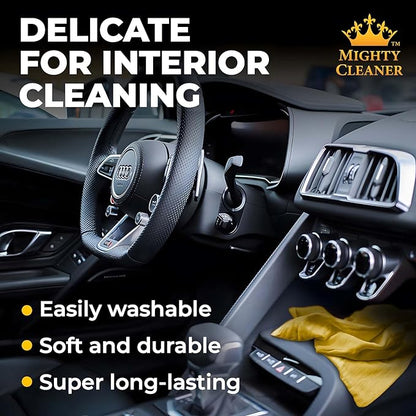 Premium 2pk +1 Free Shammy Cloth for Car Drying - 26"x17" - Super Absorbent Chamois Towel - Scratch-Free, Reusable & Soft Wash Cloth - Car Drying Towels