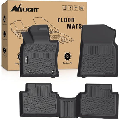 Nilight TPE Floor Mats for Toyota Camry (Hybrid Only) 2018 2019 2020 2021 2022 2023 2024,All Weather Custom Fit Heavy Duty Floor Liners