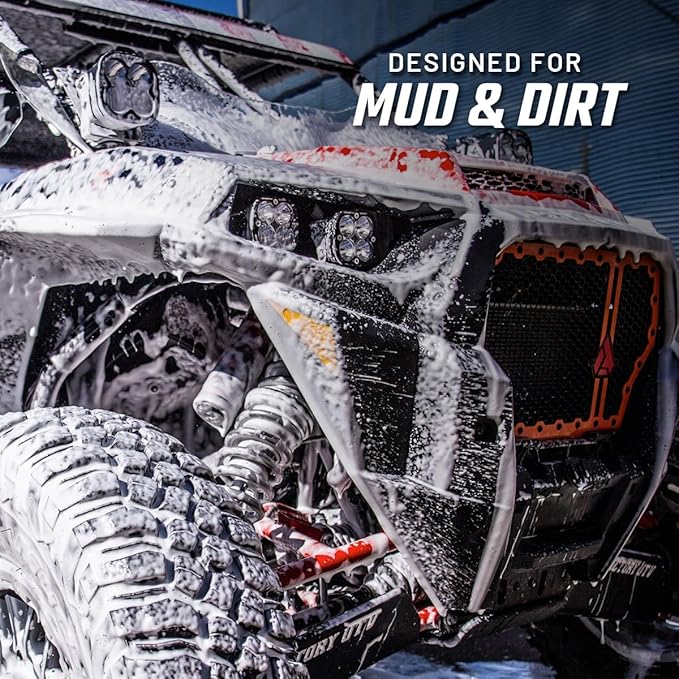 Slick Products Off-Road Wash (64 oz.) + Garden Hose Foam Gun Bundle – Super Concentrated ATV, UTV, Dirt Bike, Truck & Jeep Wash Foam Shampoo for Heavy Dirt and Mud