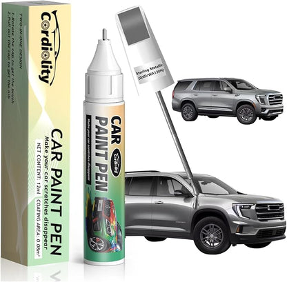 Sterling Metallic(GXD/WA130H) Touch Up Paint Pen for GMC,Car Paint Scratch Repair Pen Quick and Easy Fix Auto Paint Scratch