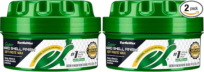 Turtle Wax T-222R Super Hard Shell Paste Wax - 14 oz. (Pack of 2)