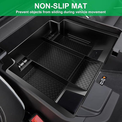Center Console Organizer for 23-25 Chevy Silverado & GMC Sierra 1500, Refreshed 22-25 Silverado/Sierra 1500 Models, 24-25 Silverado/Sierra 2500HD 3500HD(Full Console w/Bucket Seats ONLY)