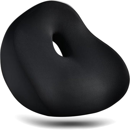 FLORICH Upgrade Large Car Seat Cushion for Long Sitting, Ergonomic Memory Foam Driving Seat Cushion for Back & Sciatica Pain Relief, Non-Slip Washable Seat Cushion for Car, Driver, Office-Black