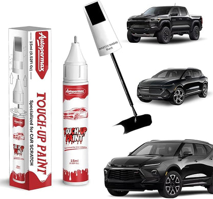Black Car Touch Up Paint, Exact Color Match Car Scratch Repair Kit, Quick & Easy Fix Chips and Nicks Scuff(WA8555/848 Black)