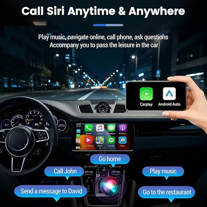 HMYC PCM3.1 Wireless Carplay Android Auto Module for Porsche Panamera Cayenne Macan Cayman Boxster 911 718, NEW Upgrade Carplay Retrofit Kit Decoder,Support MirrorLink Original car Control