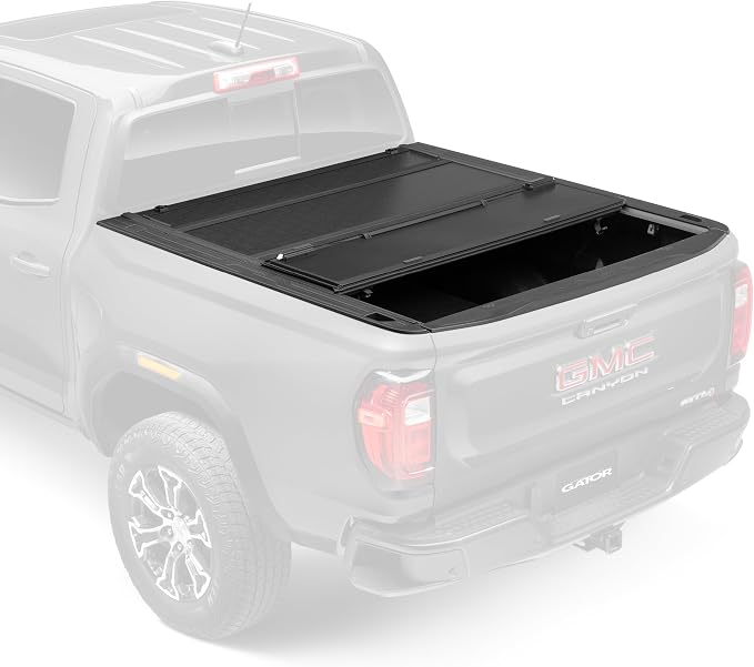 Gator FX Hard Quad-Fold Truck Bed Tonneau Cover | 8828131 | Fits 2019 - 2025 Chevy/GMC Silverado/Sierra, works w/ MultiPro/Flex tailgate 6' 7" Bed (79.4")