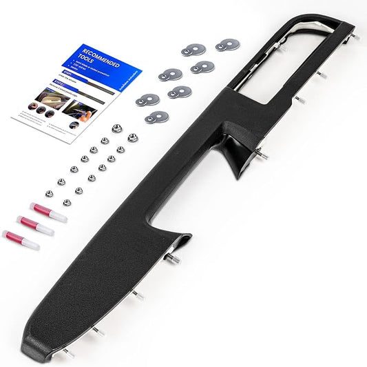 80994 Front Right Passenger Side Armrest Repair Kit Fit for Chevy Silverado Suburban Tahoe Avalanche For GMC Sierra Yukon 2010-2014 Door Panel with Release Handle Above Armrest - Black - GM# 84127325 | Fit for GMC Sierra Yukon 2010-2014 | Fits Door Pan...