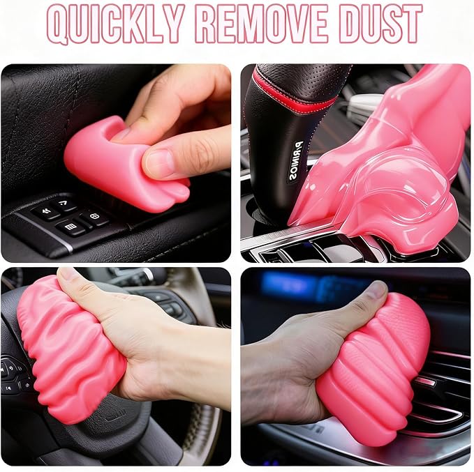Car Cleaning Gel Car Clean Detailing Putty, Universal Car Interior Cleaner Slime, Car Putty Auto Detailing Tools Accessories, Dust Remover Perfect Cleaning Kit Supplies, Gifts for Men Women-5.6oz