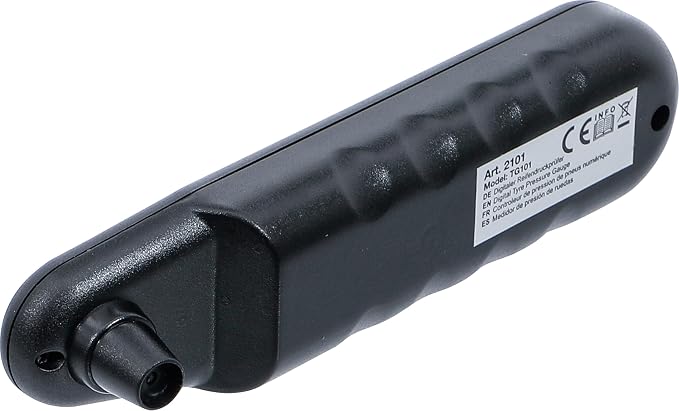 BGS 2101 Digital Tyre Pressure Gauge Bar, Black, 0,35-7,00