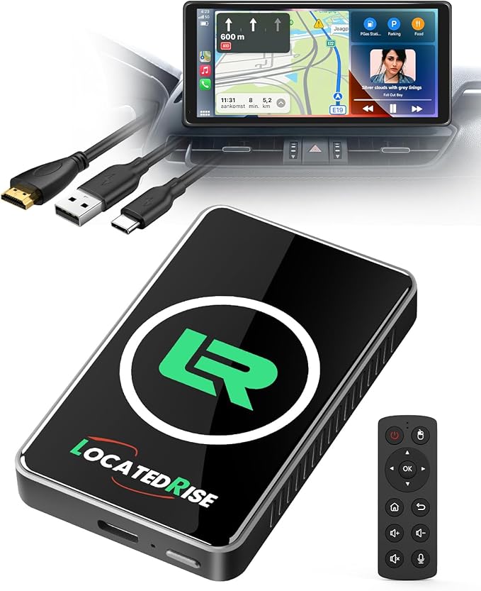 2026 Wireless CarPlay Adapter & Android Auto Wireless Adapter，Magic Box Upgrade Edition (Built-in Cooling Fan), Stream Netflix, YouTube, for Cars with OEM Wired CarPlay/Android Auto