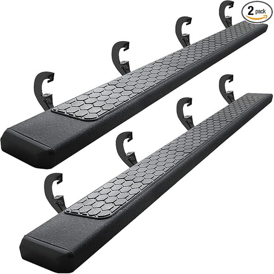 COMNOVA 6.5 inches Running Boards Compatible with 2019-2026 Chevy Silverado/GMC Sierra 1500, 2020-2026 Silverado/Sierra 2500hd 3500hd Crew Cab(Exclude 19 1500 Ld), Silverado Running Boards Step Bar.