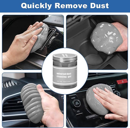 Windshield Cleaner Tool, 13Pcs Car Interior Cleaning Kit, Car Detailing Kit Interior Cleaner, Car Detailing Brushes, Car Cleaning Gel, Inside Cleaning Supplies Accessories for Women Men