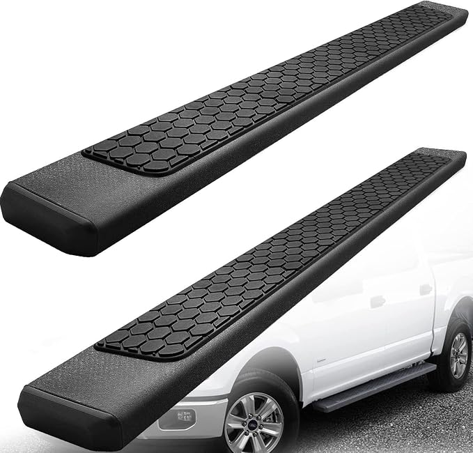 COMNOVA 6.5” Side Steps Running Boards Compatible with 2015-2026 Chevy Colorado/GMC Canyon Crew Cab. All Black Step Bars Running Boards for Colorado Crew Cab.