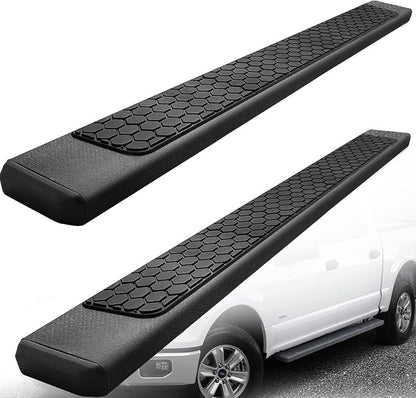 COMNOVA 6.5” Side Steps Running Boards Compatible with 2015-2026 Chevy Colorado/GMC Canyon Crew Cab. All Black Step Bars Running Boards for Colorado Crew Cab.