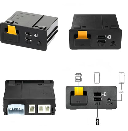 Carplay Retrofit Kit Compatible with Mazda 2/3/6/CX3/CX5/CX9/MX5 2014-2021, Wired Carplay Adaptor Fits for Carplay & Android Auto, TK78-66-9U0C Media Hub Connect System