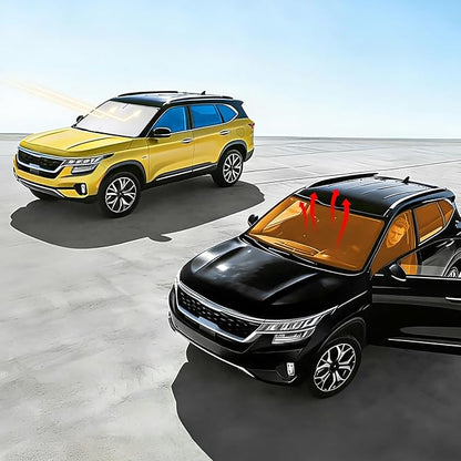 Windshield Sun Shade for Kia Seltos 2021-2026 Sunshade 300T Windshield Cover Shield Protector Blocks UV Rays Custom Fit Seltos Front Window Shades Windshield Accessories Keep Cool Foldable