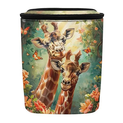BIGCARJOB Animal Giraffe Car Trash Bag Car Trash Interior Accessories for Back Seat Headrest Car Trash Bin Hanging Trash Bag for Car Garbage Can