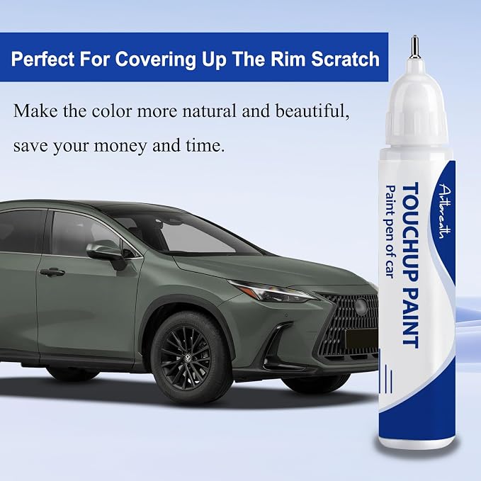 Nori Green Pearl(6X4) Touch Up Paint for Lexus-Exact Match–Chips and Nicks Car Paint Scratch Repair Kit Automotive Paint Pen for 2025 ES/2024 IS/2024 LS/2025 UX HYBRID/NX/2024 RX/GX/RZ/LX