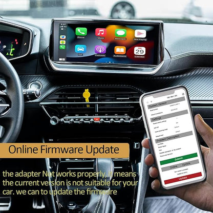 2026 Upgraded Wireless CarPlay & Android Auto Adapter: CarPlay Wireless Adapter for iPhone, Plug & Play 5G WiFi & USB Bluetooth 5.0 Dongle, Convert Wired to Wireless for Factory Cars 2015+