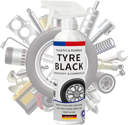 Tire Shine Spray - Instant Tyre Dressing | Trim Dressing Spray, Vehicle Tyre Cleaning Product, Automotive Wheel Protectant for Trucks Sedans Rvs Suvs Auto Enthusiasts Fleet Managers Vehicle