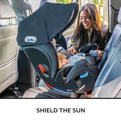 Evenflo All4Stages Slim Plus Canopy 4-in-1 Convertible Car Seat (Bodie Gray)