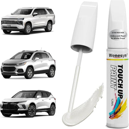 G1W/WA140X Iridescent Pearl Touch Up Paint Compatible with Chevrolet, Car Paint Scratch Remover for Nicks & Chips Repair, Automotive Paints Exact Match Chevy Silverado/Equinox/Malibu/Tahoe