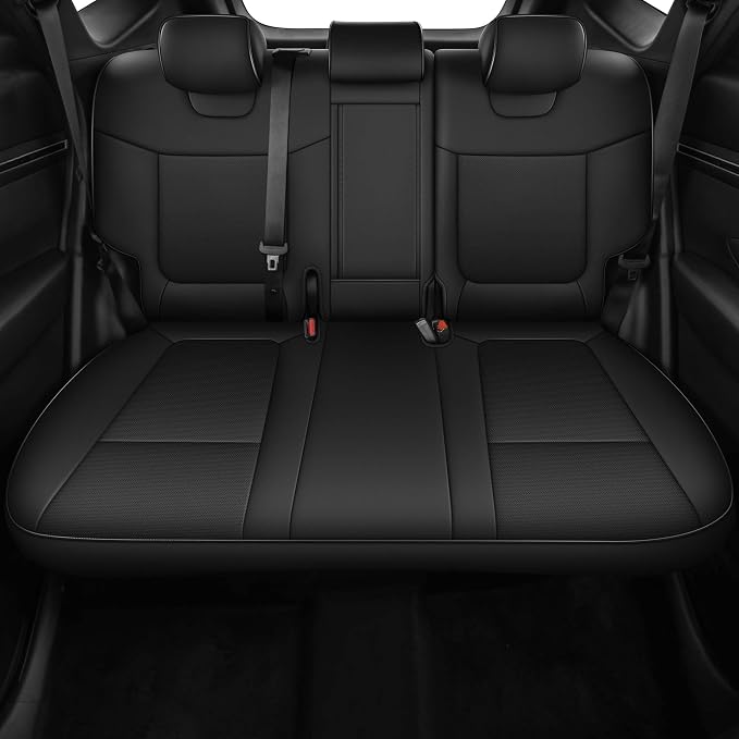 TTX LIGHTING Custom Fit Seat Covers for Hyundai Tucson 2022 2023 2024 2025 2026 XRT,SE,SEL,N Line,Limited - Faux Leather Full Set Compatible Airbag Car Seat Protector Black（Not for Hybrid