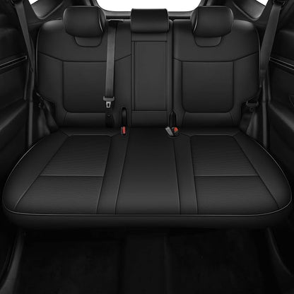 TTX LIGHTING Custom Fit Seat Covers for Hyundai Tucson 2022 2023 2024 2025 2026 XRT,SE,SEL,N Line,Limited - Faux Leather Full Set Compatible Airbag Car Seat Protector Black（Not for Hybrid