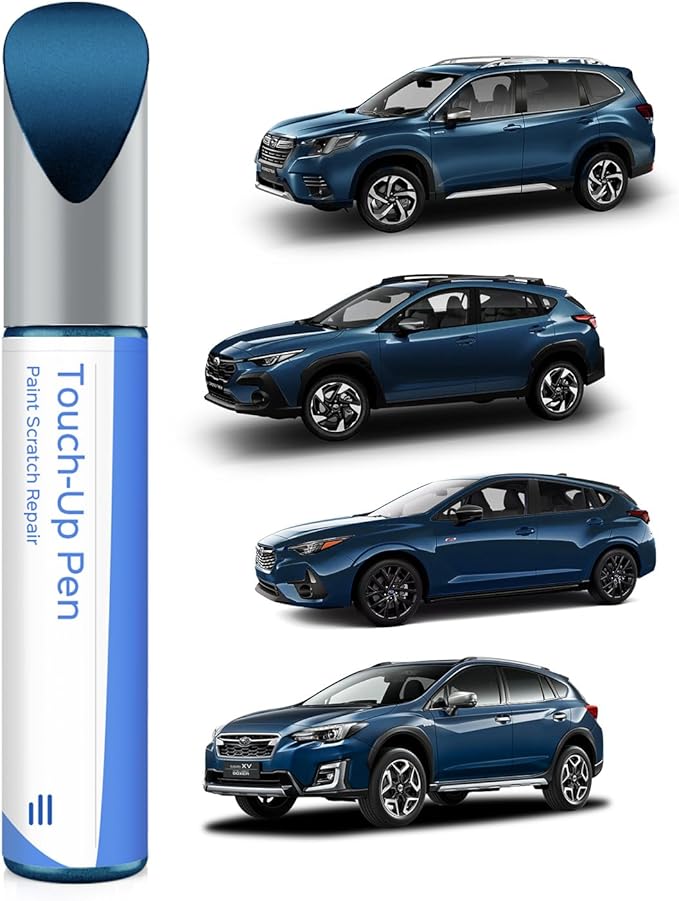 J8U Quartz Blue Pearl Touch Up Paint Compatible with Subaru Exact Match Chips and Nicks Touch Up