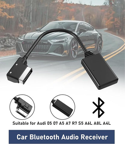 AMI Bluetooth Audio Adapter for Audi MDI MMI 3G System, Wireless Audio Music Interface Cable Adapter Compatible with VW Audi A3 A4 A7 R7 S5 Q7 A6L A8L A4L Series for MMI 3G System Only