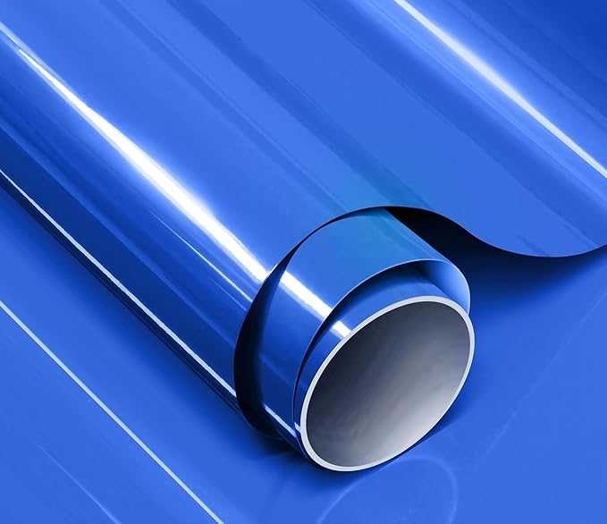 ColorFusion PPF by VViViD, Gloss Shark Blue Dry Apply PPF Vinyl Car Wrap Roll 6ft x 5ft