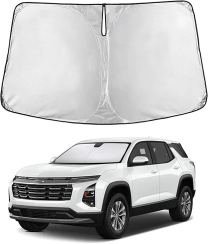 EcoNour Windshield Sunshade Compatible for Chevrolet Equinox 2025 2026, Sun Visor for Front Windshield & Window Sun Shade Cover, UV Heat Blocker & Protector, Car Accessories