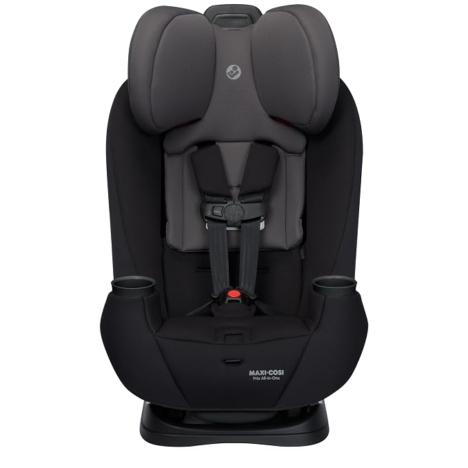 Maxi-Cosi Pria All-in-One Convertible Car Seat, Infant to Toddler Car Seat, Easy-Install Harness, Machine-Washable Cover, 5-100 lbs, Sea Shadow