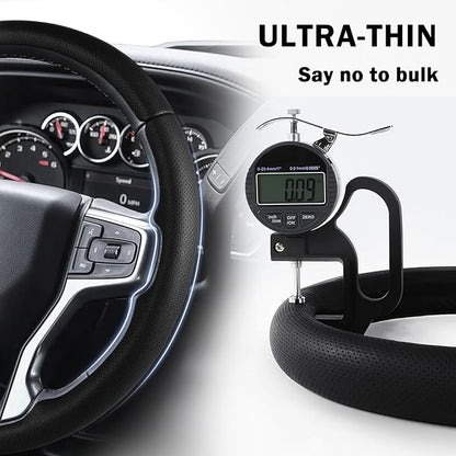 Steering Wheel Cover for Chevy Silverado 1500 2019-Present/ 2500 3500 2020-Present/Blazer 2019-Present (Gasoline Models)/ Suburban Tahoe 2021-2024, Car Steering Wheel Cover Accessories for Chevrolet