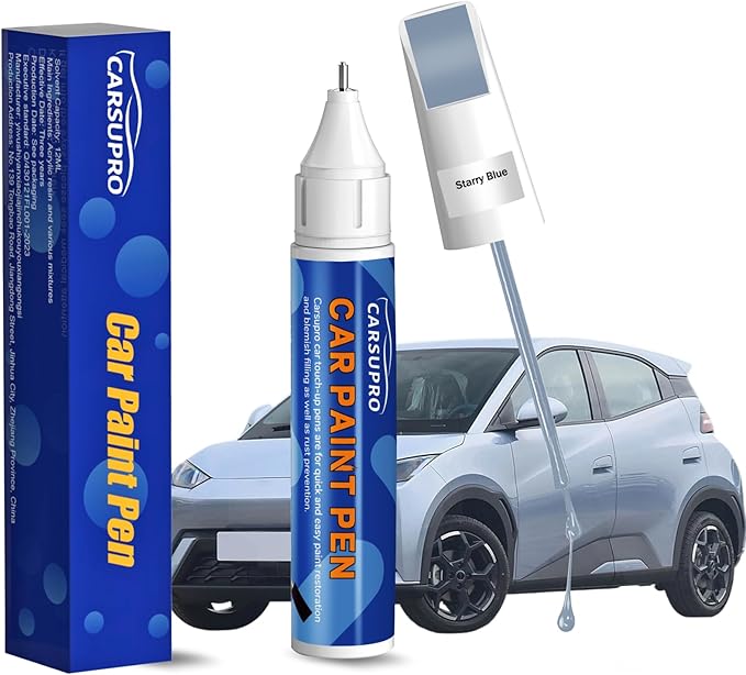 Blue Touch Up Paint for Cars,Car Paint Touch Up Pen for Deep Scratches,Car Scratch Repair Pen Auto Scratch Remover for Easy to Use and Fix(Starry Blue)