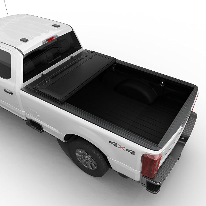 Toptiny Low Profile Flip Up Truck Bed Tonneau Cover Fits 2017-2026 Ford F-250/F-350 Super Duty 6.75' Bed (82")