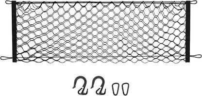 Canvcle Trunk Cargo Net for 2021-2025 2026 Kia Sorento Accessories Envelope Style Mesh Trunk Net Organizer and Storage Stretchable Adjustable Elastic Nylon Rear Cargo Netting with Hooks