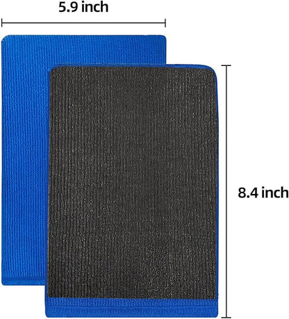 Tidy Monster 2 Pack Clay Mitt and Bar, Medium Grade Bundle With Blue Clay Towel for Car Cleaning and Polishing