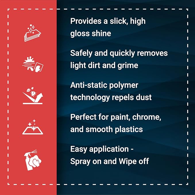 Bling Sauce Platinum Speed Sauce, Cherry Scent, Anti-Static Quick Detail Spray for Cars, Trucks, SUVs, 24oz.