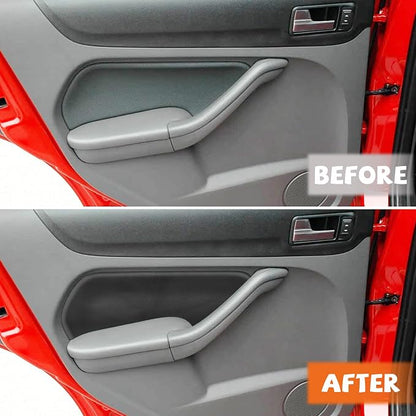 RUIANTE 4pcs Door Panel Cover Trim Replacement Compatible for Focus 2005-2007 Car Interior Accessories (Black)