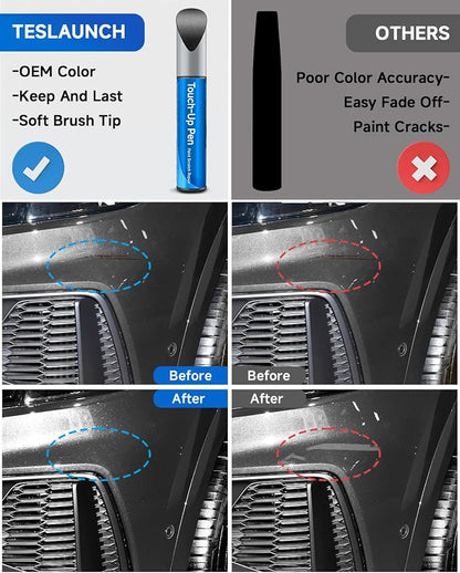 LZ7S/6Y Daytona Gray Pearl Touch Up Paint Compatible With Audi Exact Match Car Paint Pen Scratch Repair