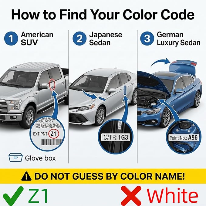 Ruby Flare Pearl (3T3) Touch Up Paint Pen Compatible with Toyota - Exact Color Match, 2-in-1 Brush & Pen,Car Paint Scratch Repair Kit for RAV4/Camry/Corolla/Tacoma/Highlander/Sienna