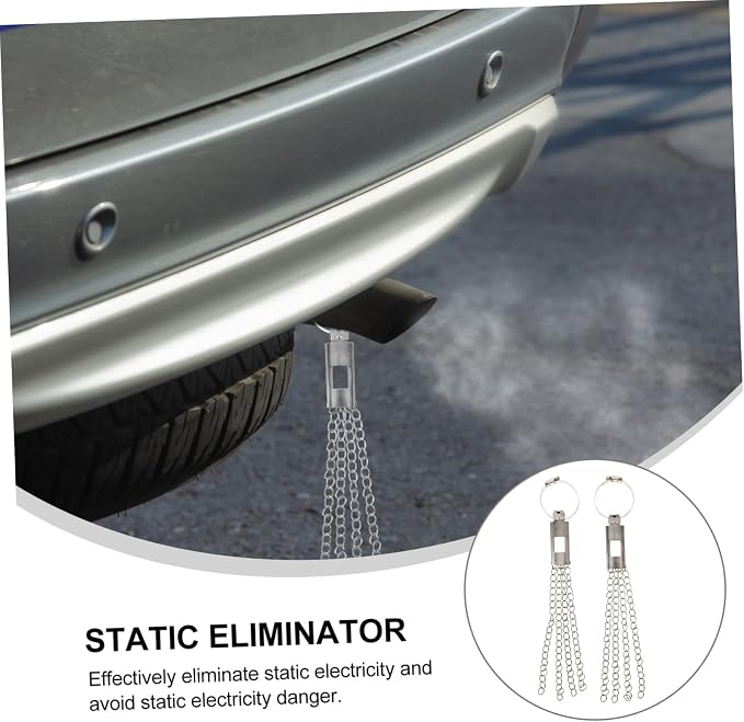 Vaguelly 2pcs Static Discharger Car Static Strap Auto Safe Ground Belt for Auto Automotive Ground Strap Wire Car Accessory