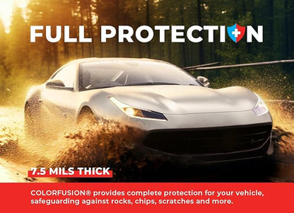 ColorFusion PPF by VViViD, Satin Pearl White Dry Apply PPF Vinyl Car Wrap Roll 6ft x 5ft