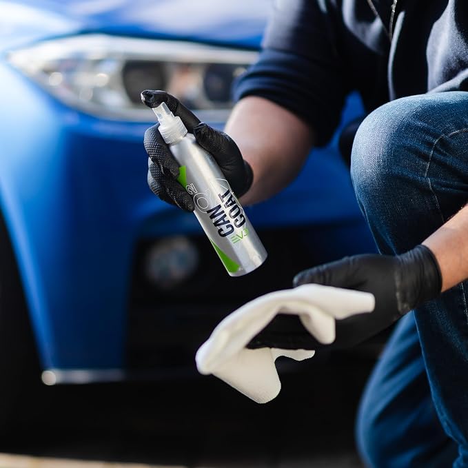 GYEON CanCoat EVO Spray Ceramic Coating DIY grade water beading gloss protection multi-surface auto detail trim wheels glass vinyl safe application easy use interior exterior sealant layer