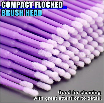 100PCS 0.5 mm Touch Up Paint Brushes, Fillable Car Fine Line Paint Chip Repair Kit, Fluid Writer Pen Disposable Micro Applicators for Vehicle Scratch Detailing Repair