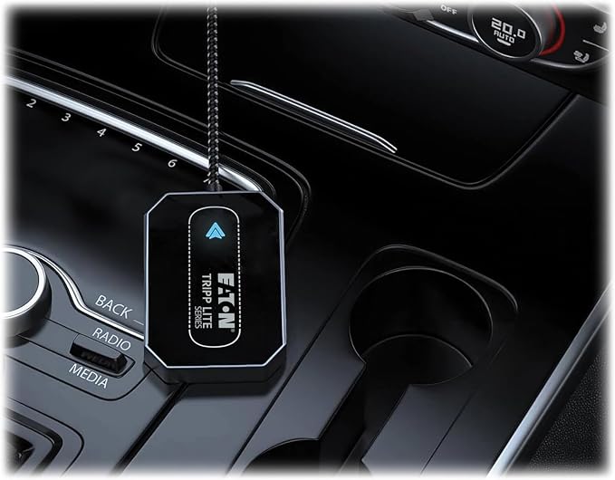 TRIPP LITE Eaton Series Bluetooth Android Auto Wireless Adapter for Car Screen, Mini Portable Size, USB-C & USB Adapter, Samsung Galaxy S8+ and Google Pixel Compatible, 3-Year Warranty (U264-001-AND)